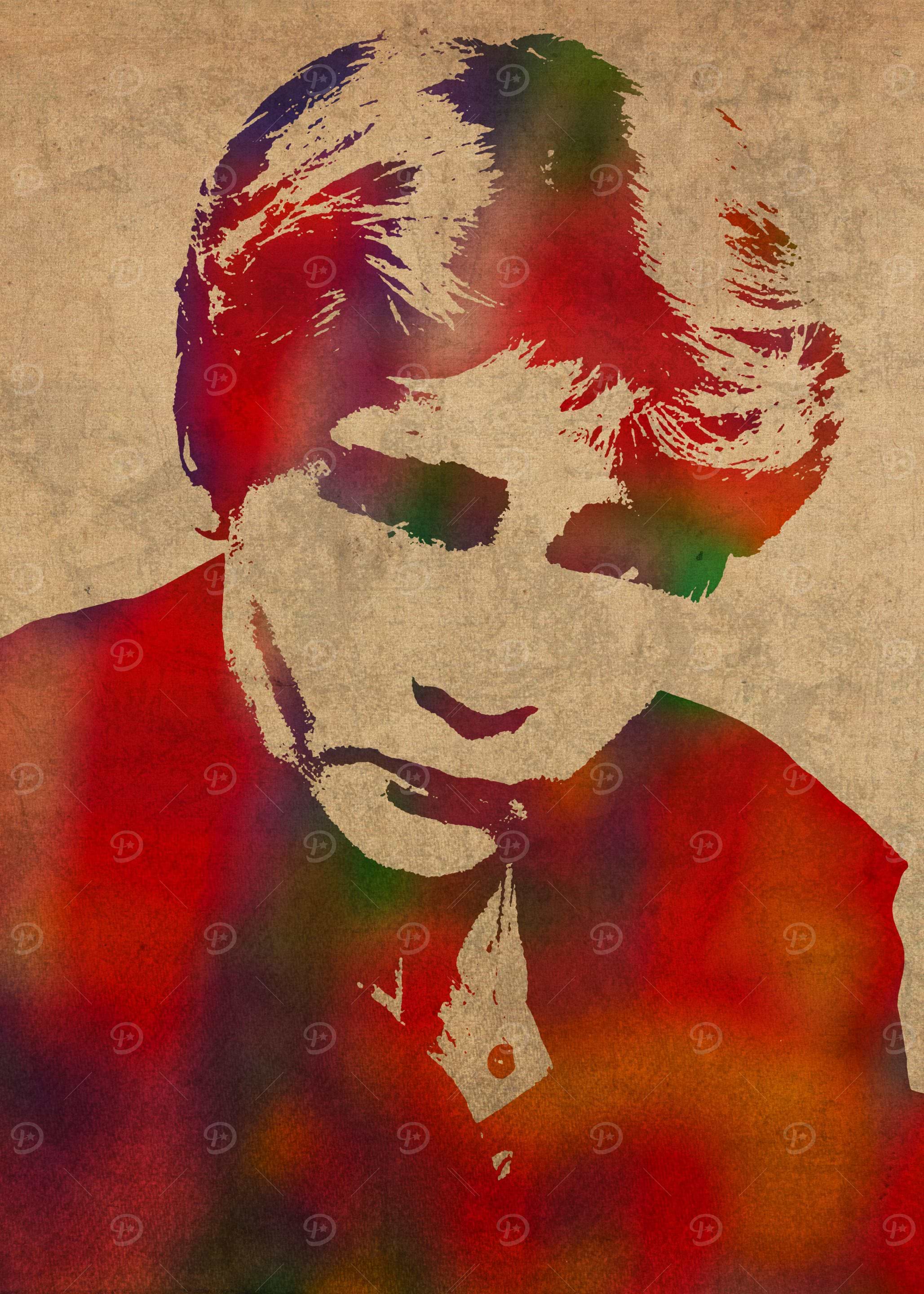 Corey Feldman Watercolor