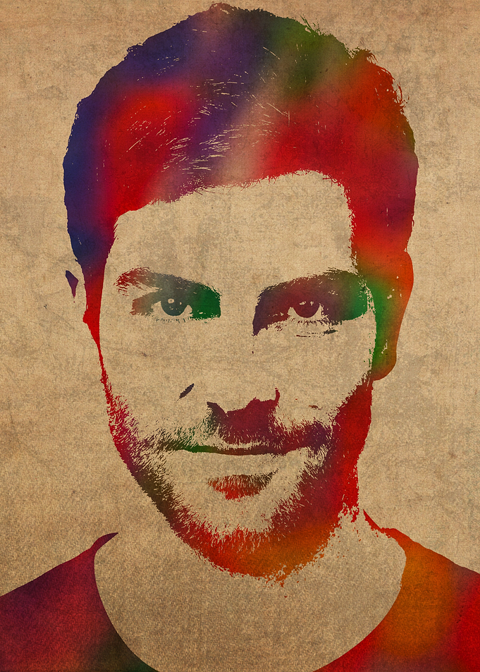 David Giuntoli Watercolor