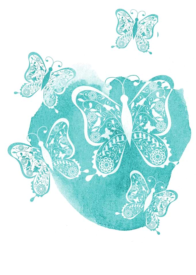 Teal baby nursery art