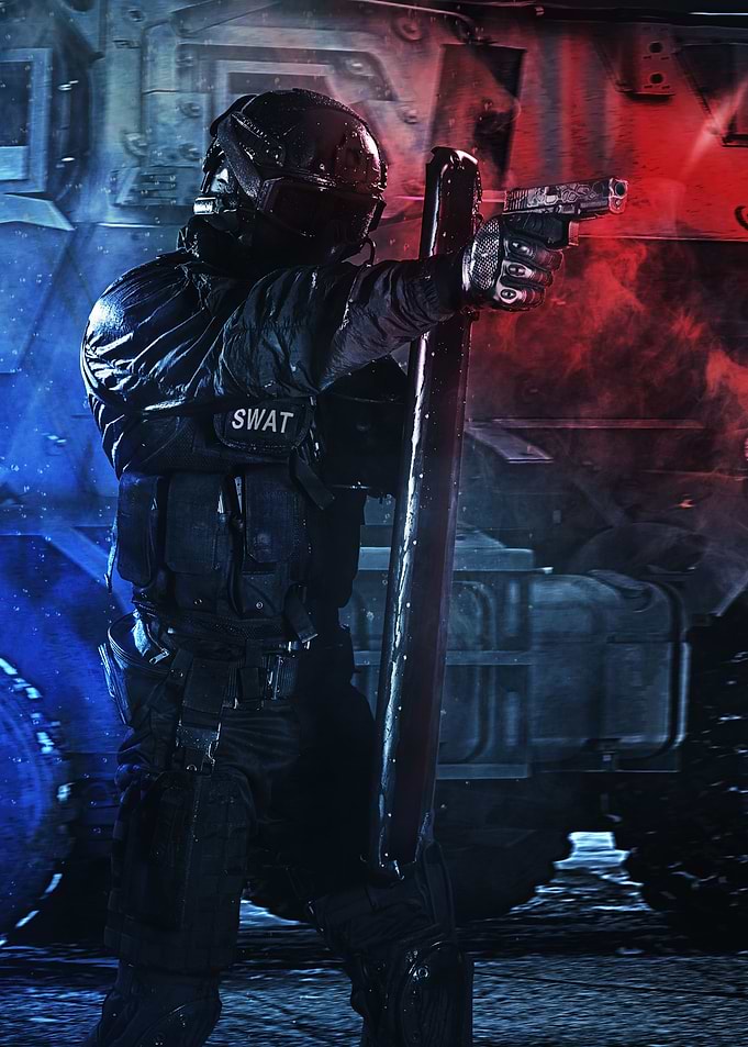 Spec ops police officer