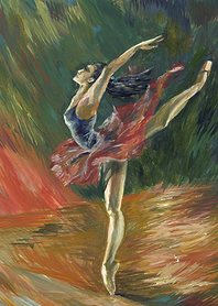 Ballerina Painting Acrylic