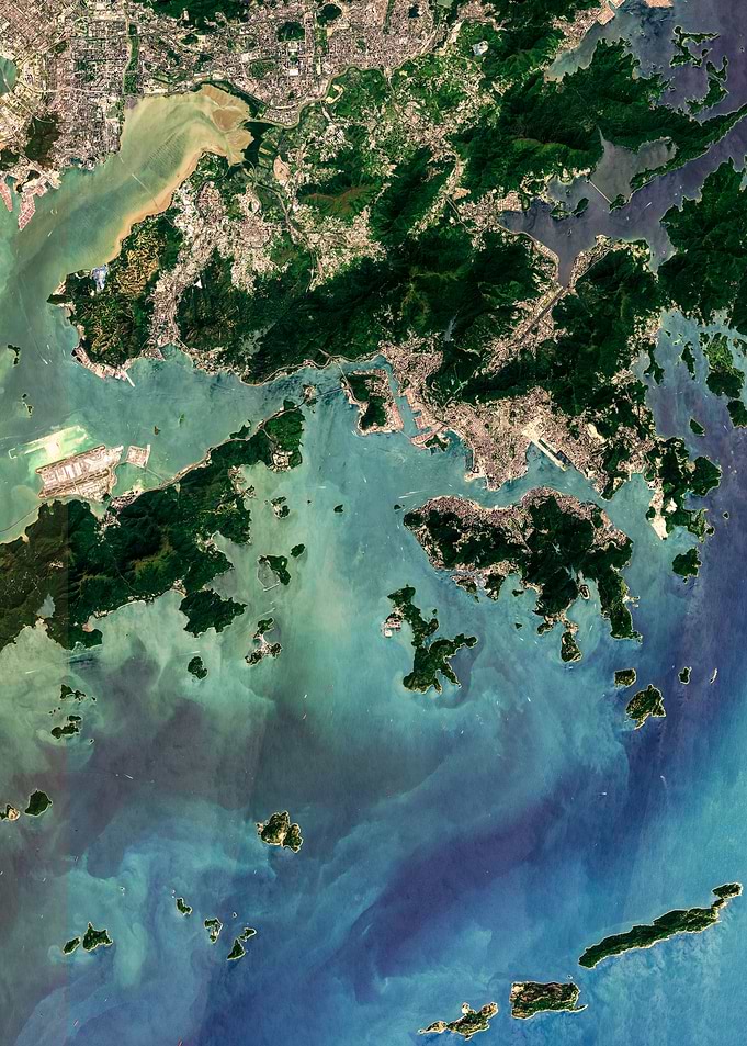 Hong Kong from space