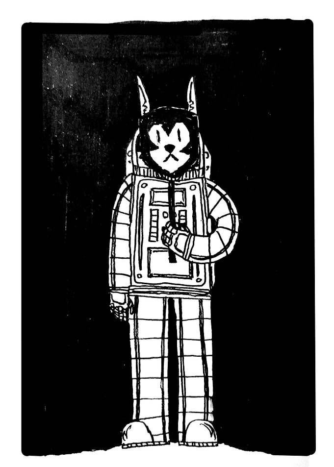 Astronaut polaroid 6