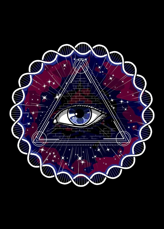 Psychedelic Trippy DMT Eye