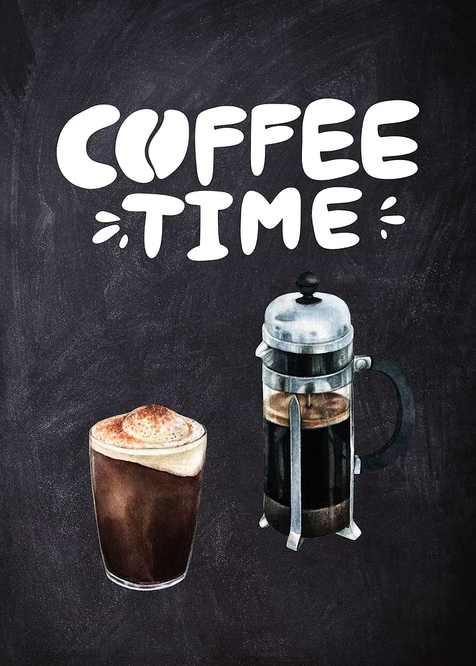 Coffee lettering