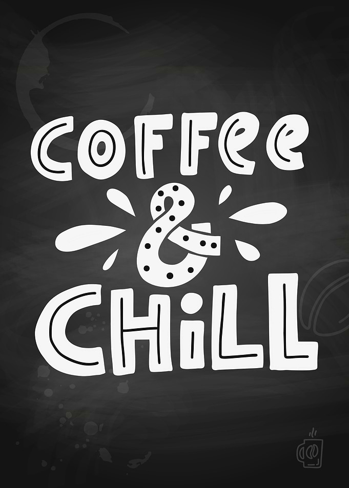 Coffee lettering