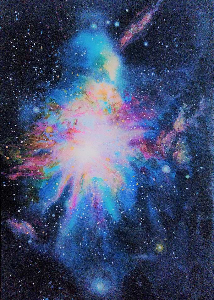 Colourful galaxy