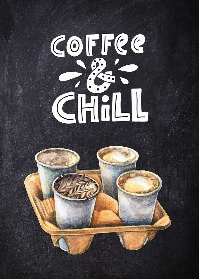 Coffee lettering