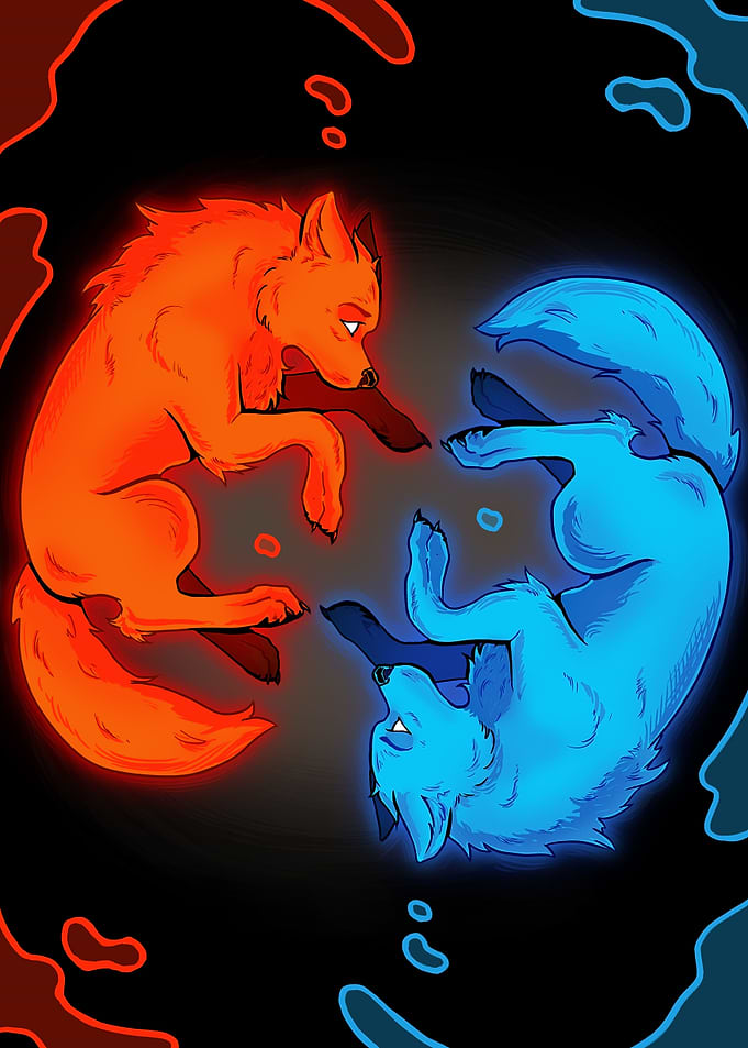 Yin Yang Wolf