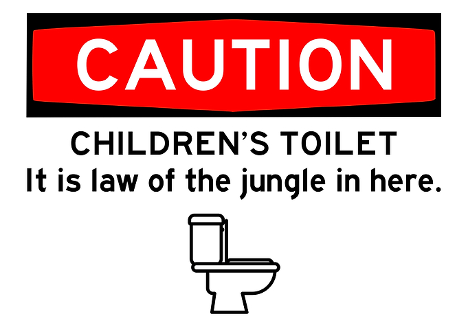 Childrens Toilet Funny
