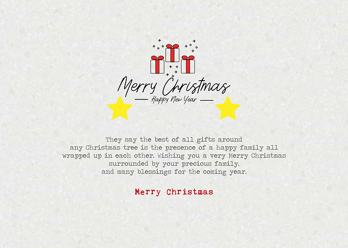 Merry Christmas typography