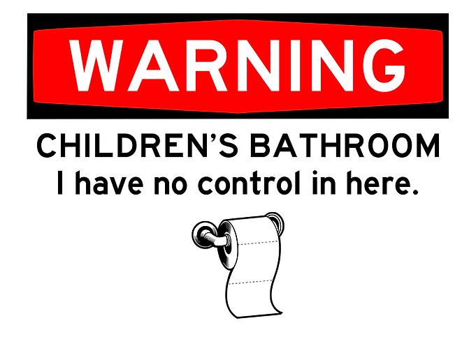 Childrens Bathroom Funny