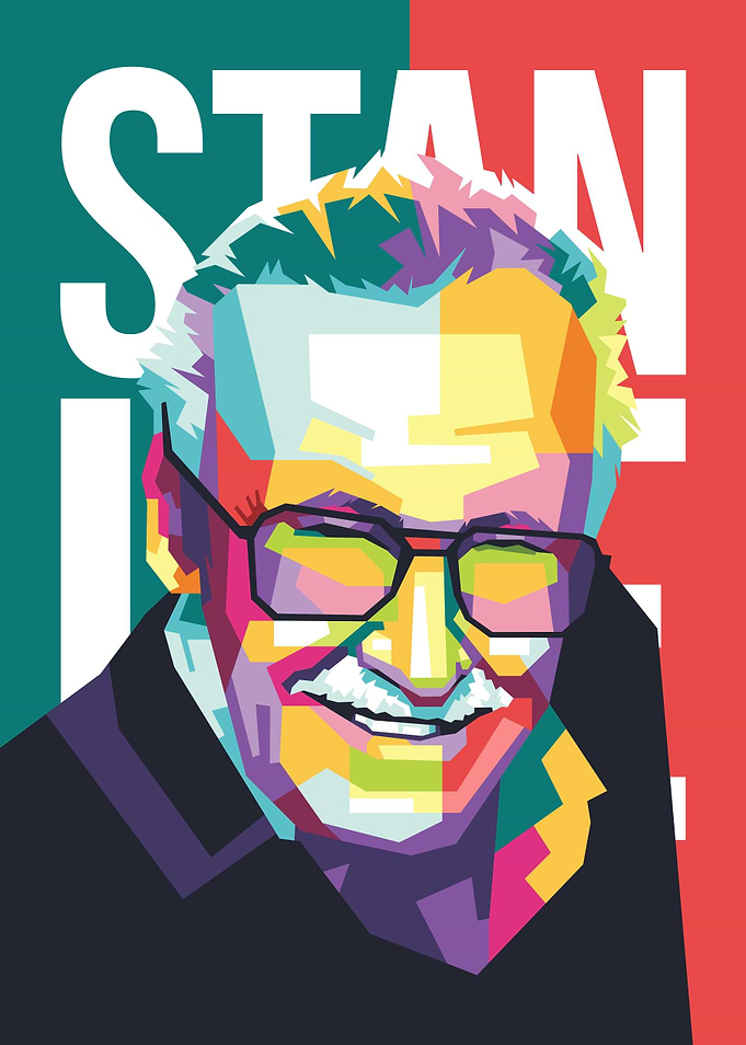 Stan Lee Artistic Poster