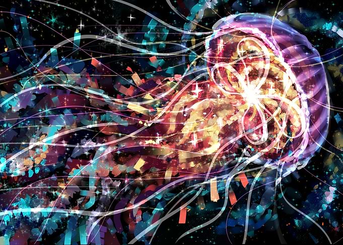 deep in space