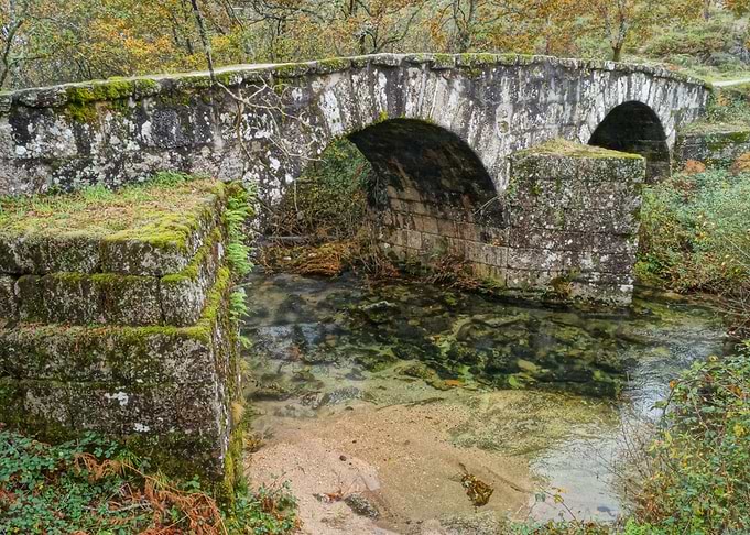 Roman Bridge over stream