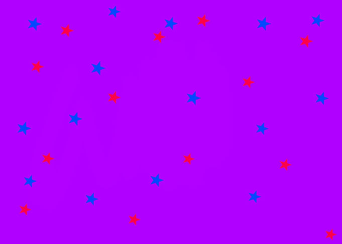 Stars on Purple