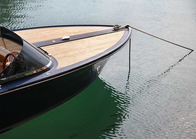speed boat moored