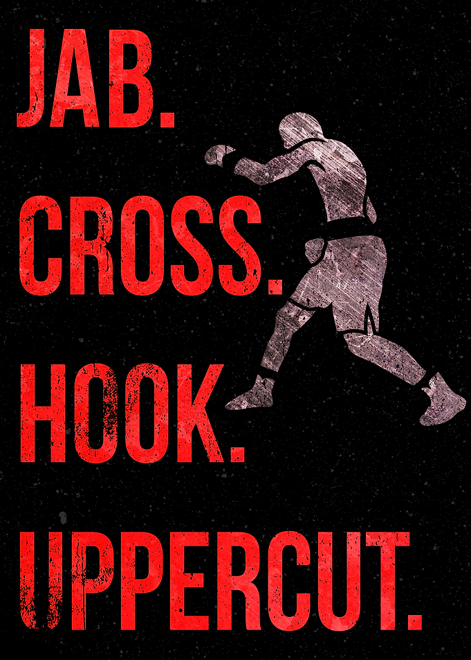 JAB CROSS HOOK UPPERCUT