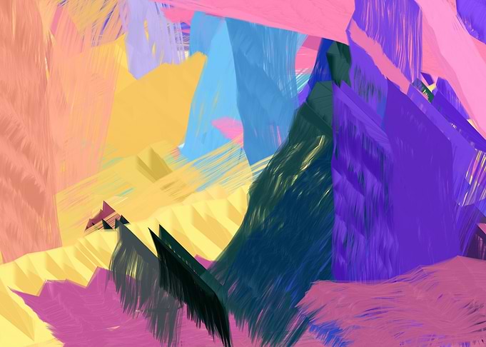 abstract stroke drawing