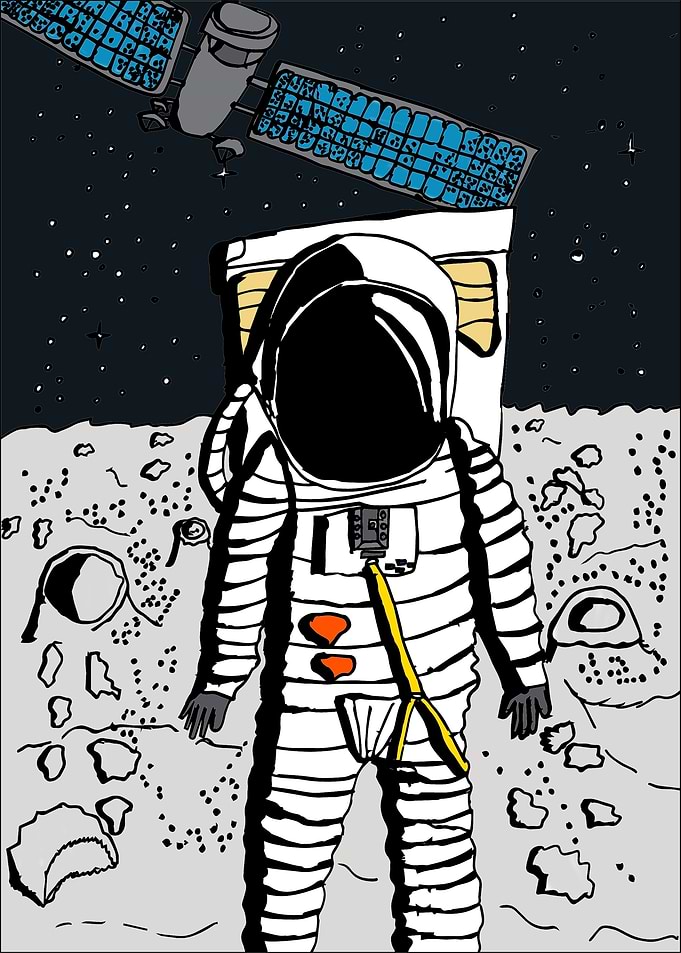 Man on the moon