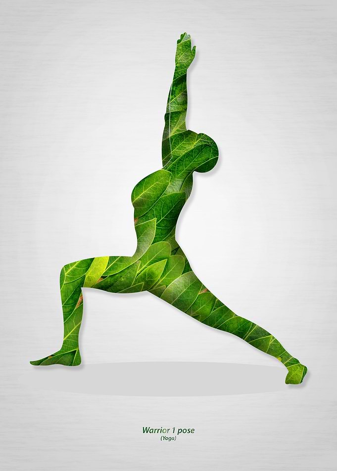 Warrior 1 pose