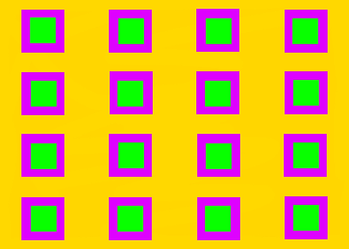 Purple and Green Squares