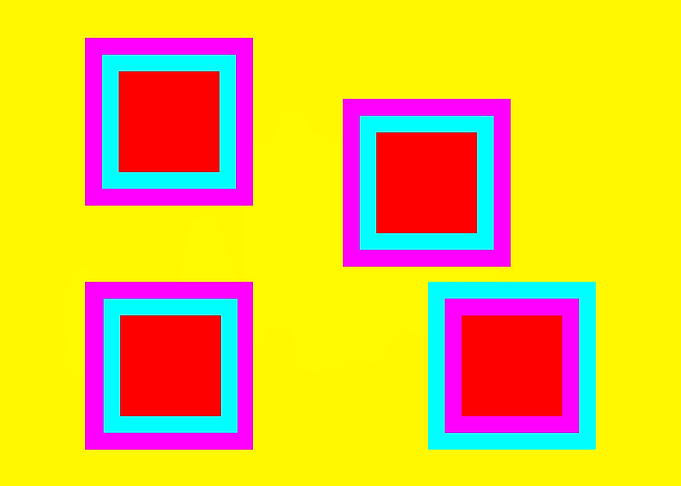 Four Concentric Squares