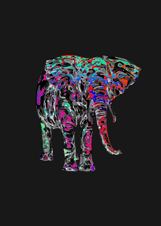 Abstract Elephant