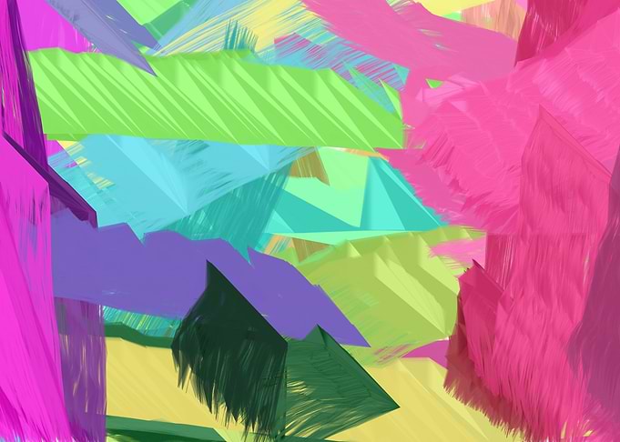 abstract stroke drawing