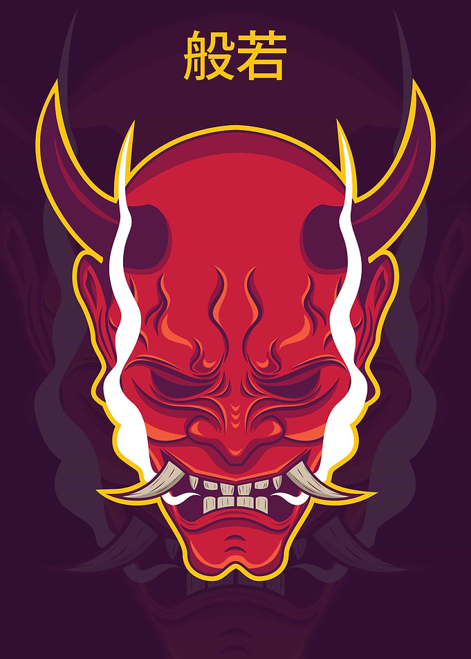 Japanese Hannya Mask