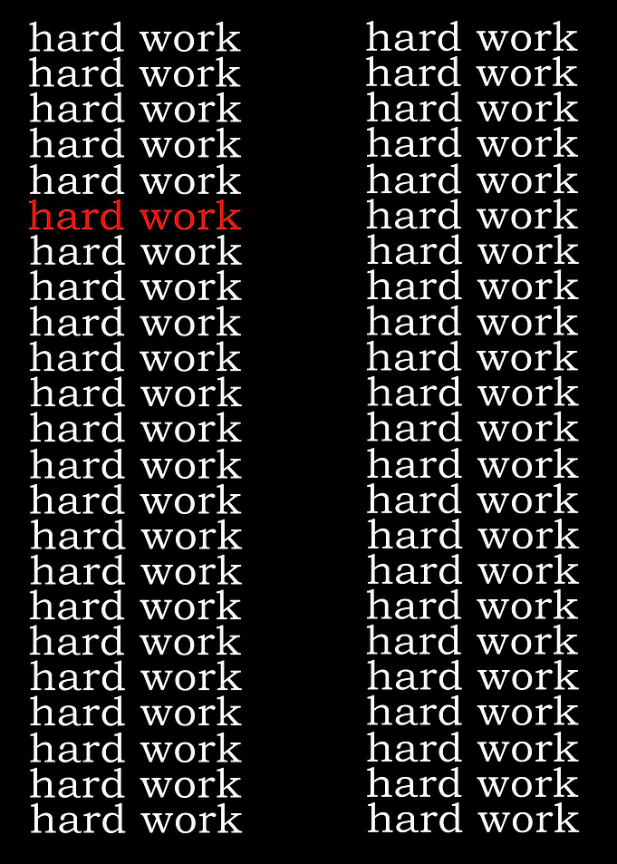 hard work