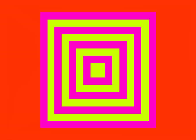 Pink and Green Squares
