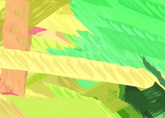 abstract stroke drawing