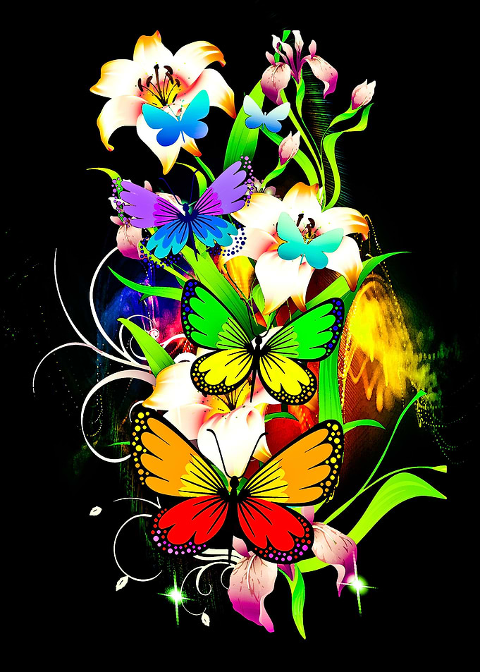 Beautiful Flower Art Decor