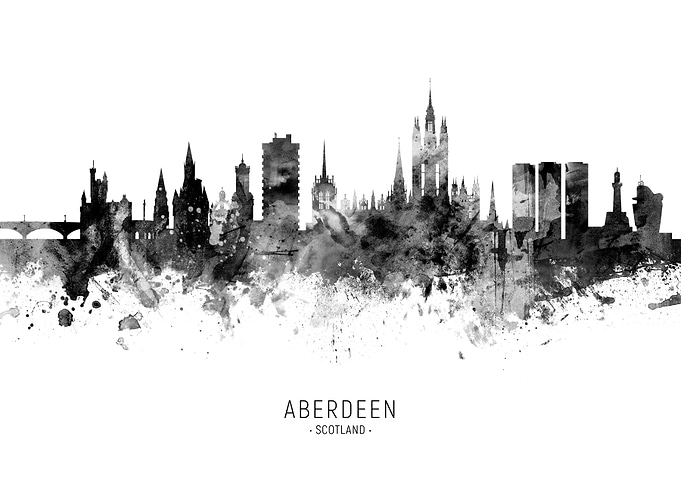 Aberdeen Skyline Scotland