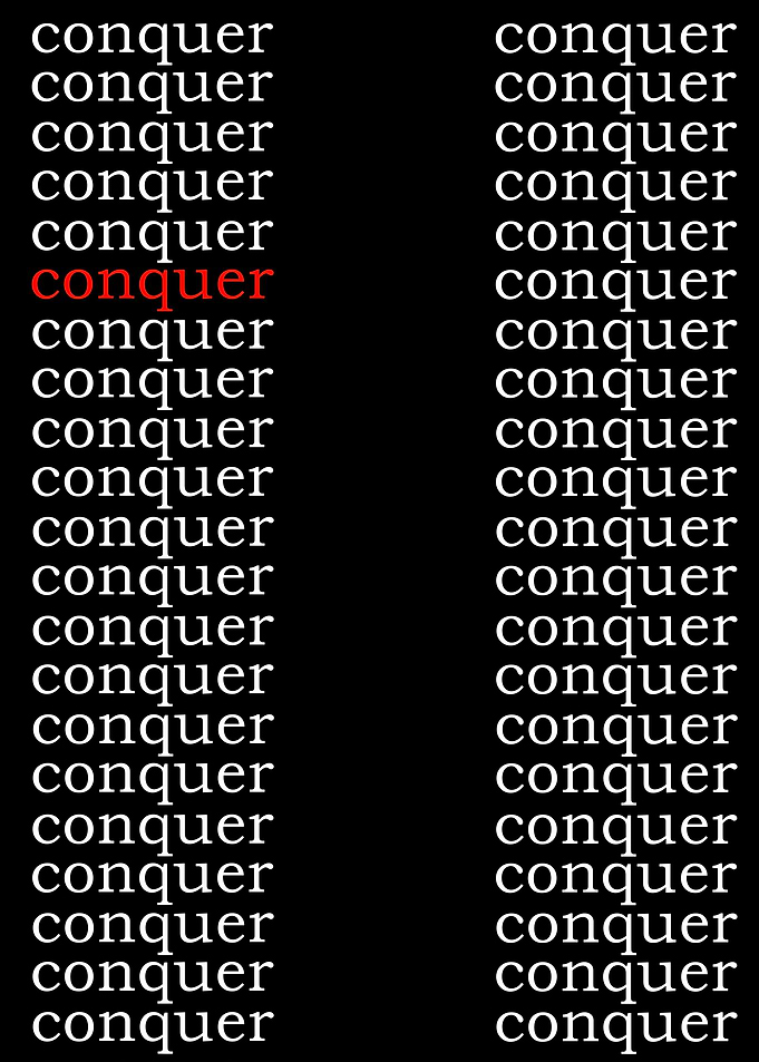 conquer