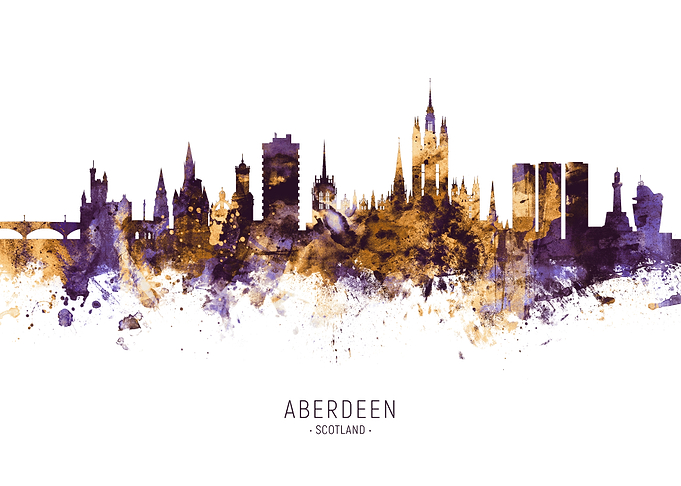 Aberdeen Skyline Scotland