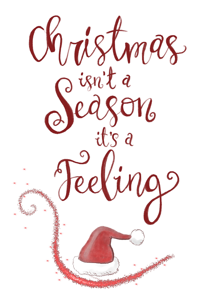 Christmas is a feeling