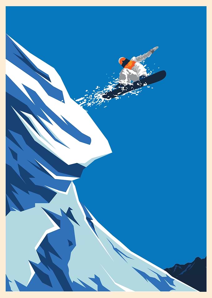 Snow Board Jump