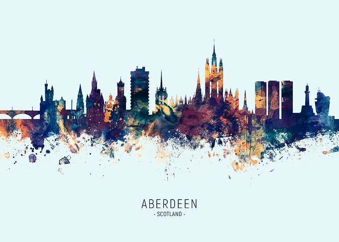 Aberdeen Skyline Scotland