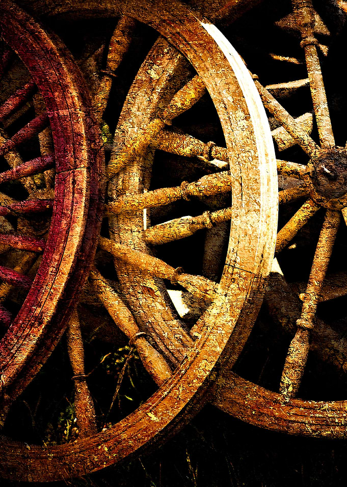 Vintage Spinning Wheels