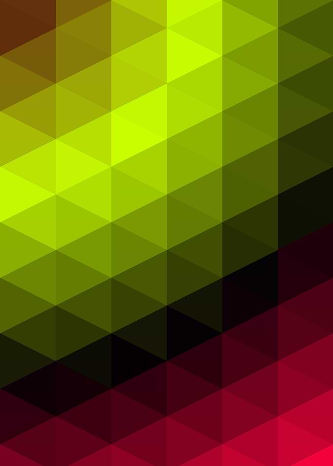 Red Trianglify colors