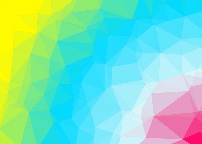 Hotpink Trianglify colors