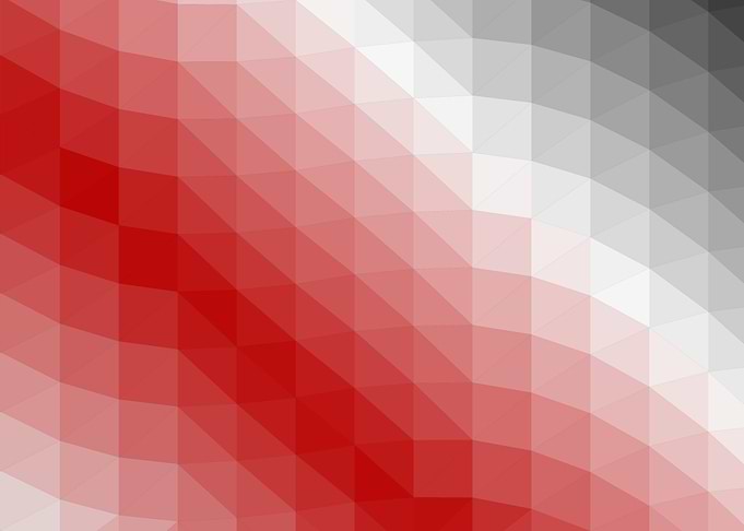 Red Trianglify colors