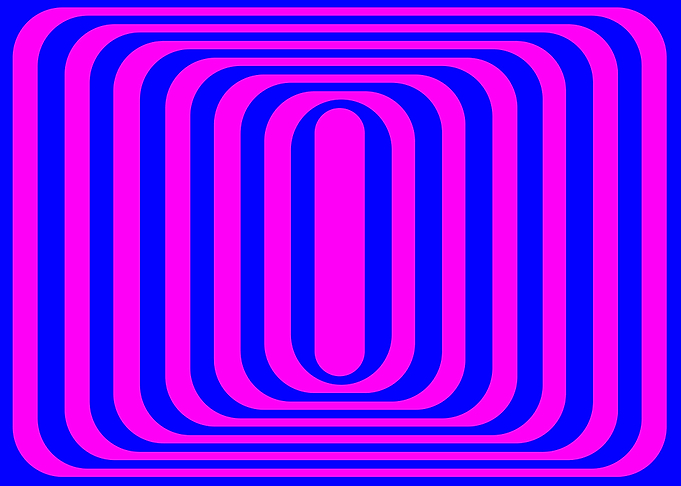 Purple and Blue Pyramid