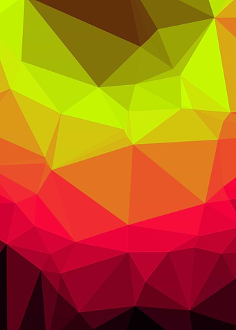 Red Trianglify colors