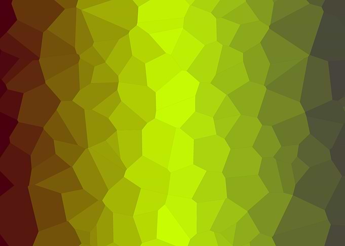 Green Trianglify colors