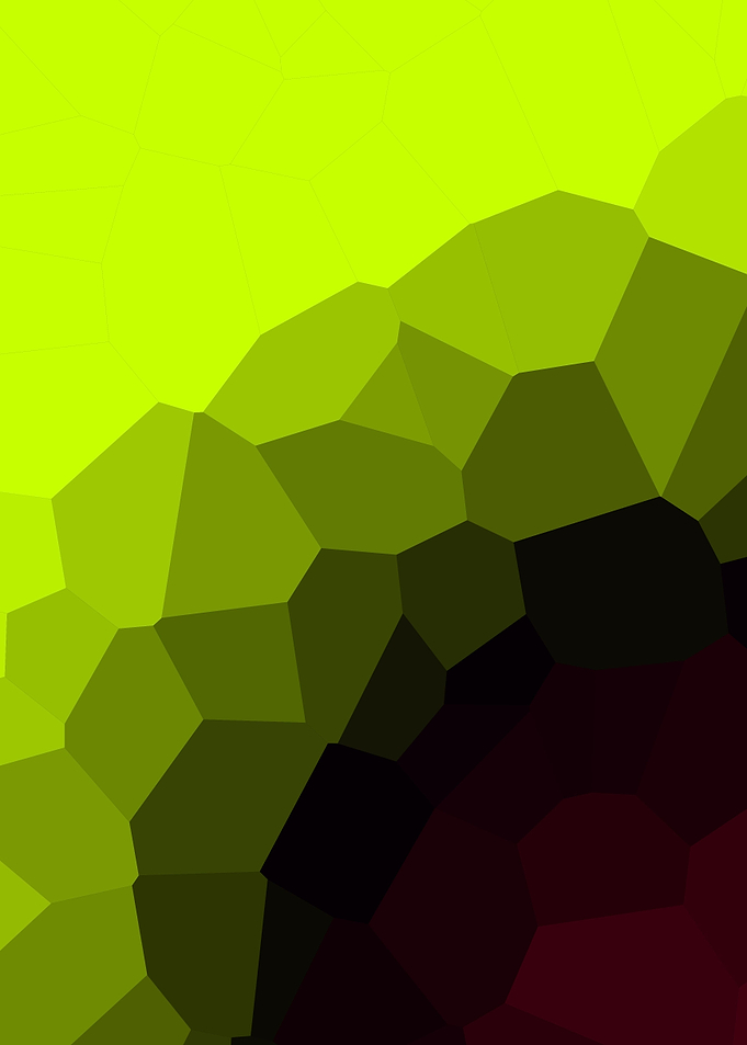 Green Trianglify colors
