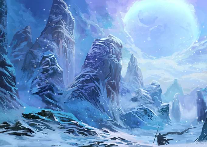 Peaks of Arctic Moon Valle