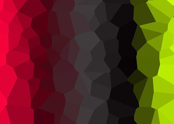 Red Trianglify colors